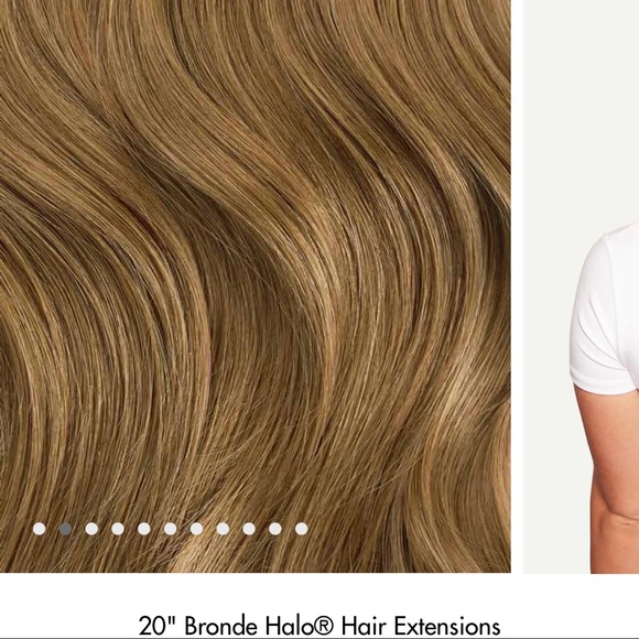NIB LUXY 💯% 20” bronde halo extensions - Picture 4 of 15